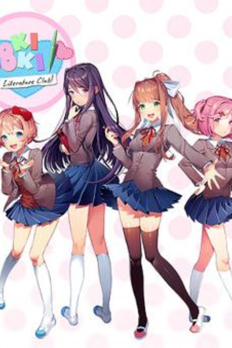 Capa de Doki Doki Literature Club